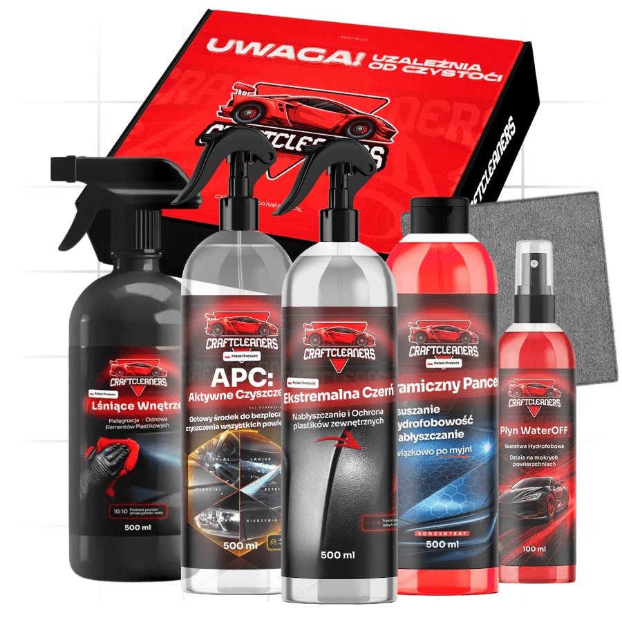 Zestaw 6w1 – Zadbaj o cały samochód (Opakowanie Premium)